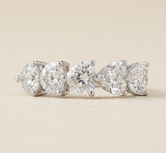 QUINN 5 Heart Eternity Ring