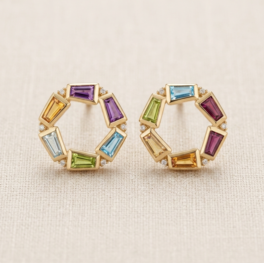 ESTELLE Multi-Color Earrings