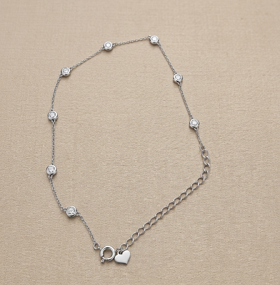 Zia Platinum Station Bracelet