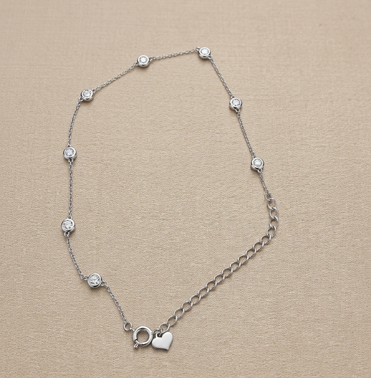 Zia Platinum Station Bracelet