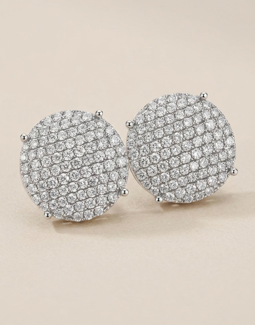 Karina Diamond Stud Big Earrings