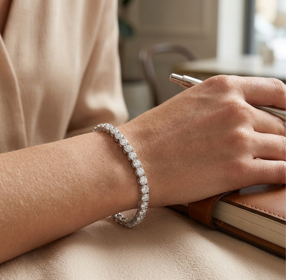 SNOW Tennis Bracelet