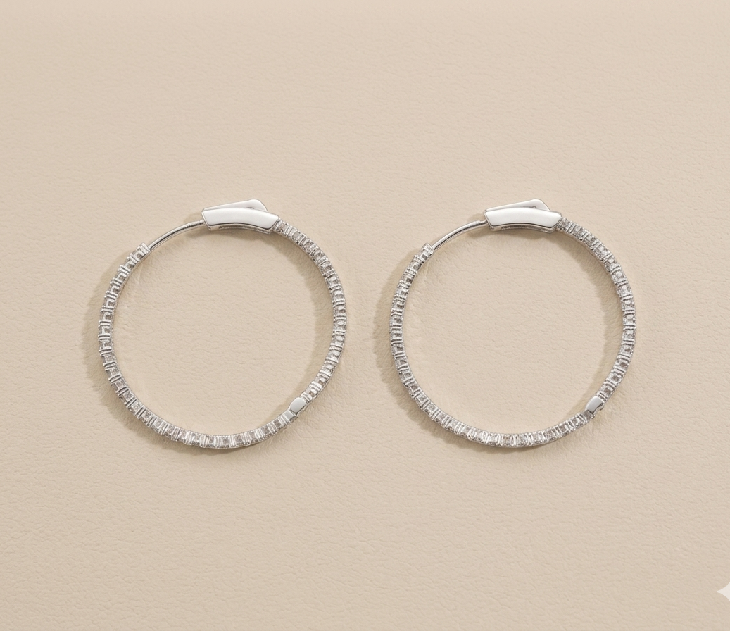 HOX Hoop Earrings