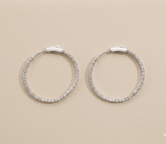 HOX Hoop Earrings