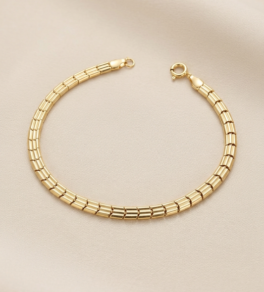 NELA Structured Omega Bracelet