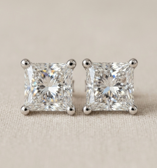 MARIE Princess-Cut Earrings