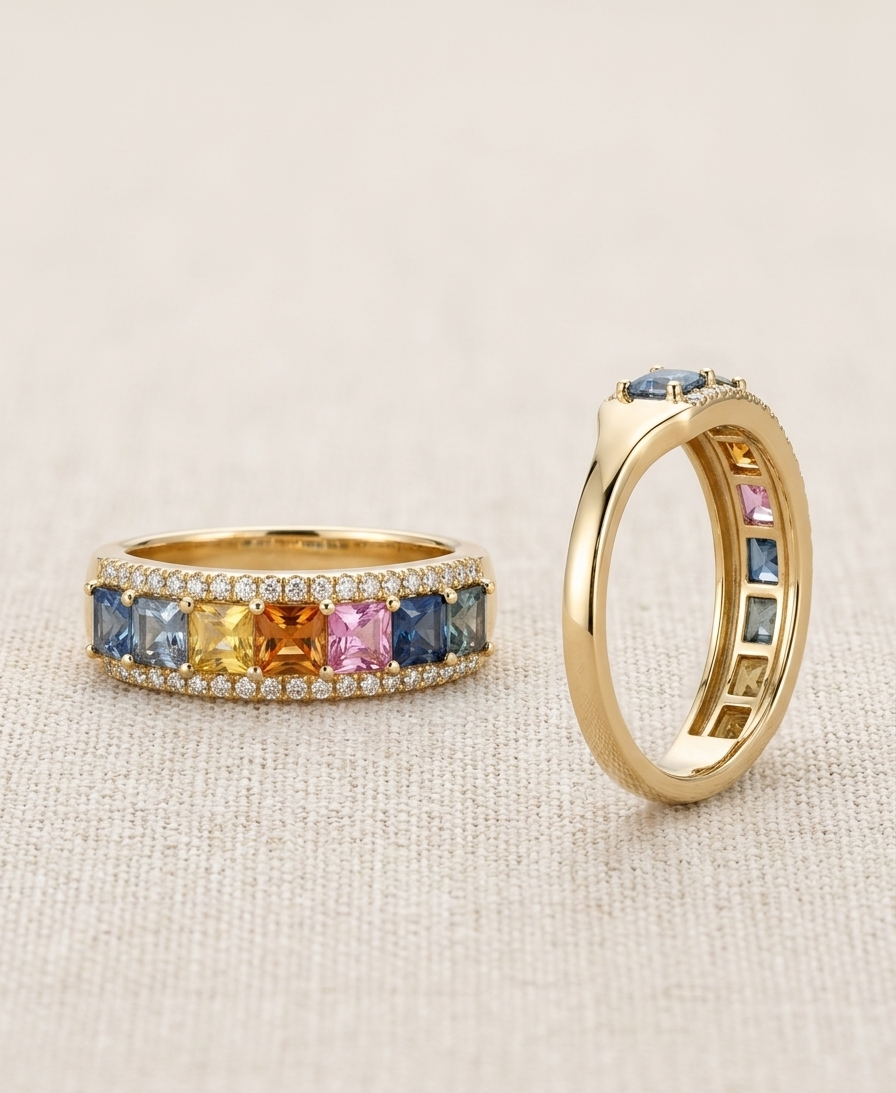 RAINBOW Multicolor ring