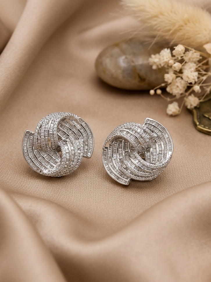 VIVIAN Swirl Style Earrings