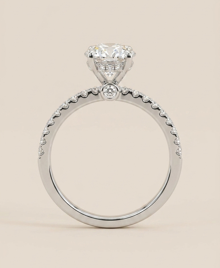 OLIVIA Elegant Diamond Round Ring