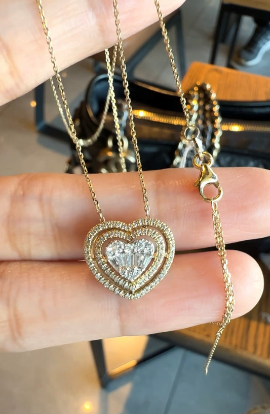 Clea Heart Necklace
