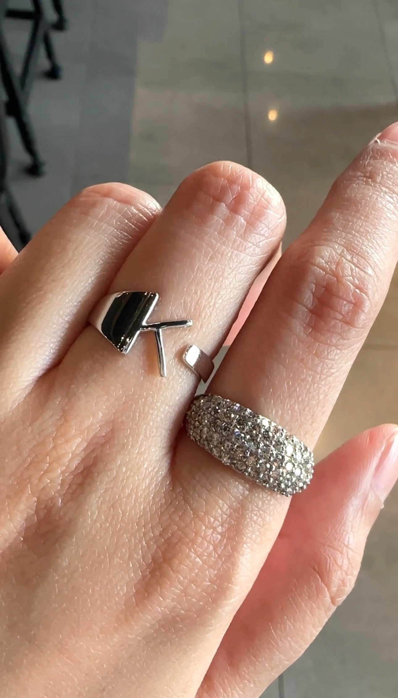 PIPER Letter K Ring