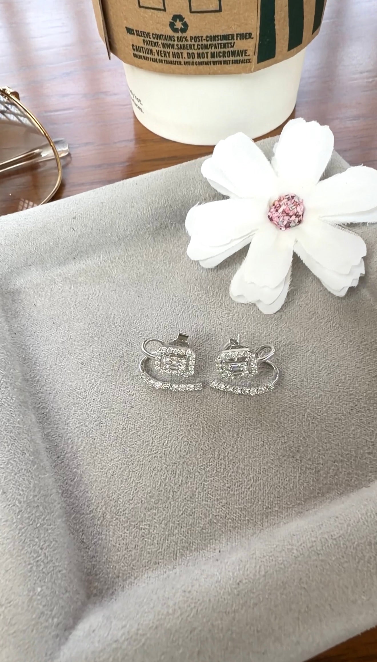 Mira Stylish Diamond Earrings