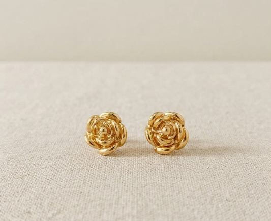 ROSEN Rose Earrings