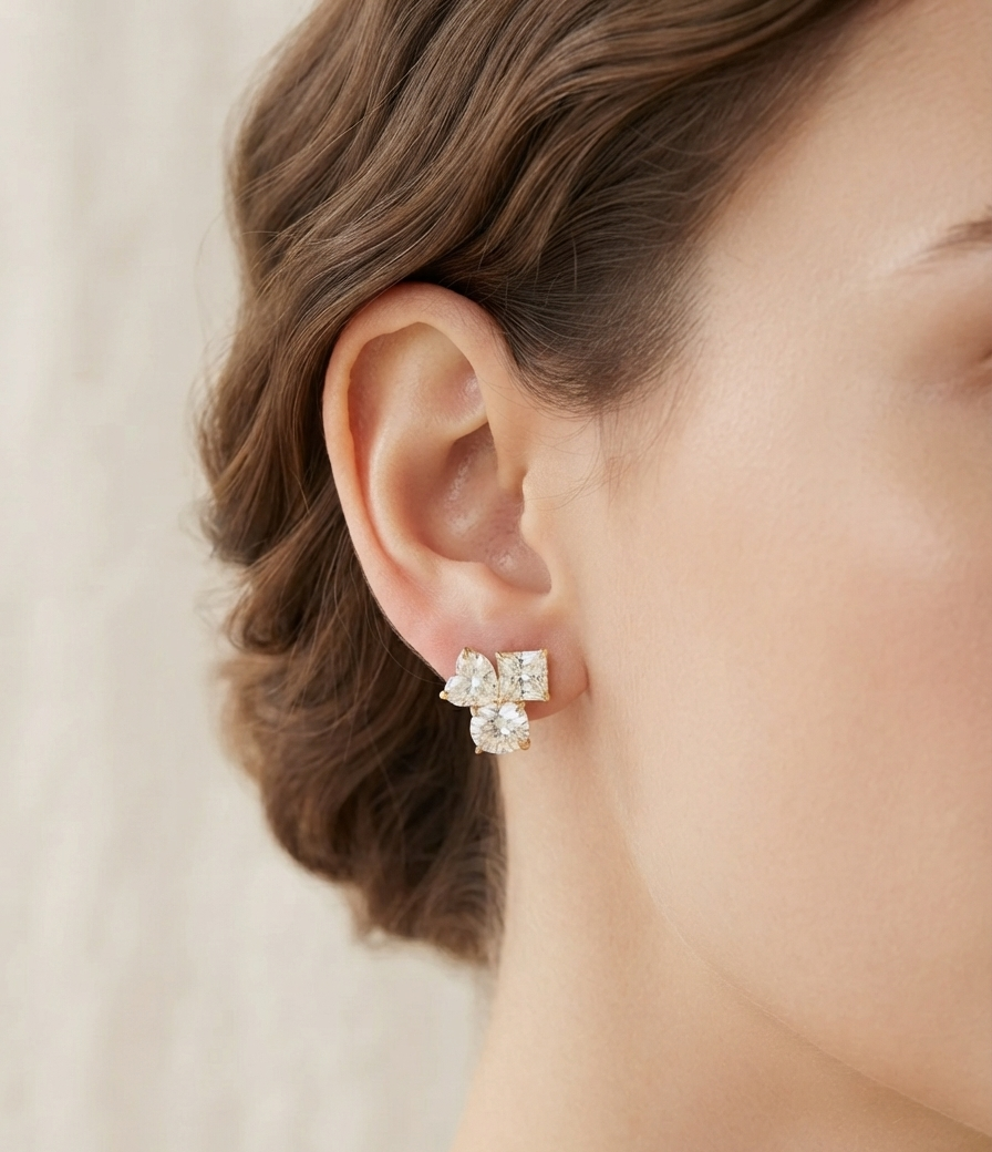 TRIX Trio-Shaped Earrings