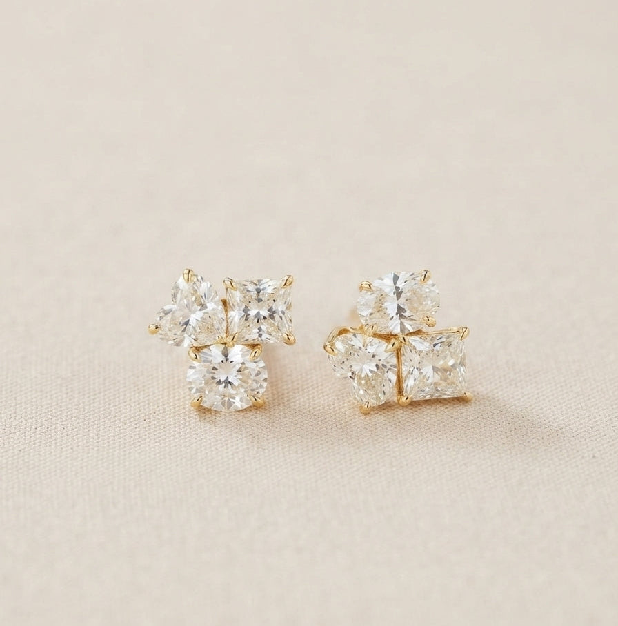 TRIX Trio-Shaped Earrings