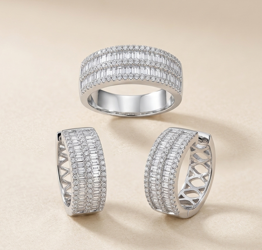 MERI Set of Ring and Earrings