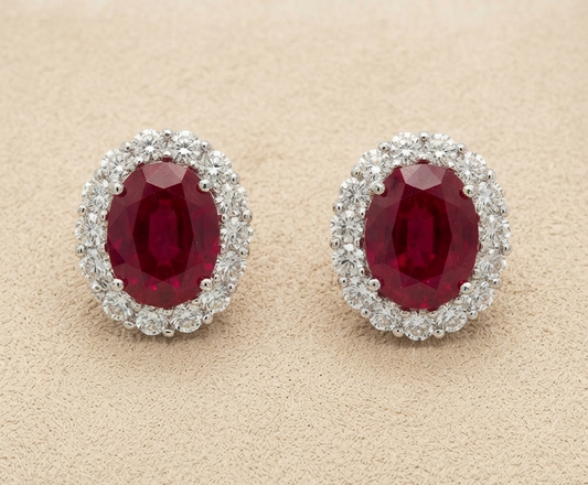 MAISIE Ruby Earrings
