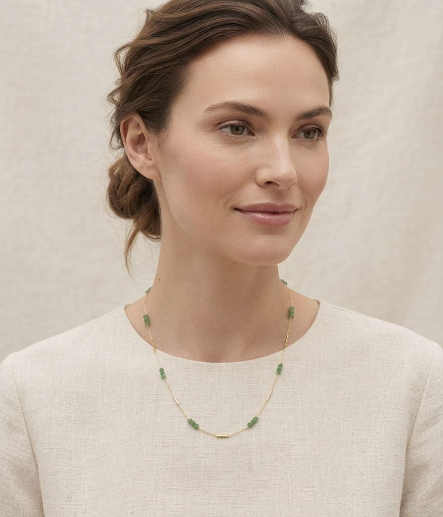 VERDE Jade Stone Necklace