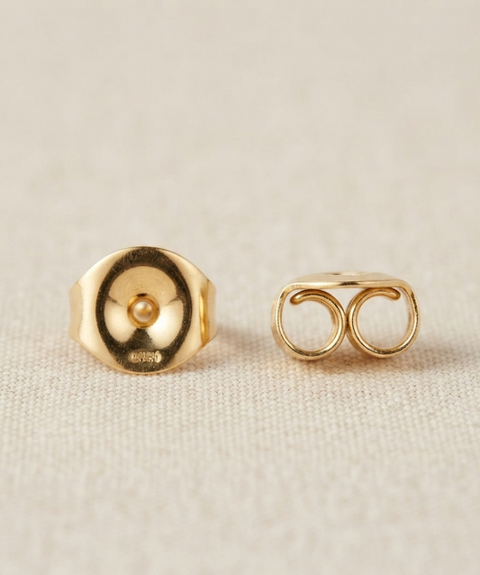 Small Yellow Gold Earring Lock