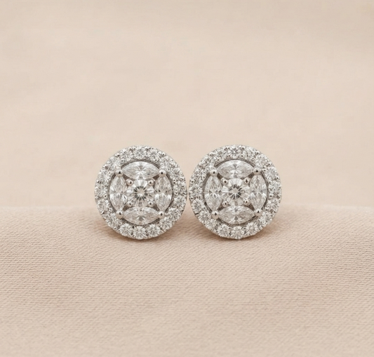 GLEA Halo Stud Earrings